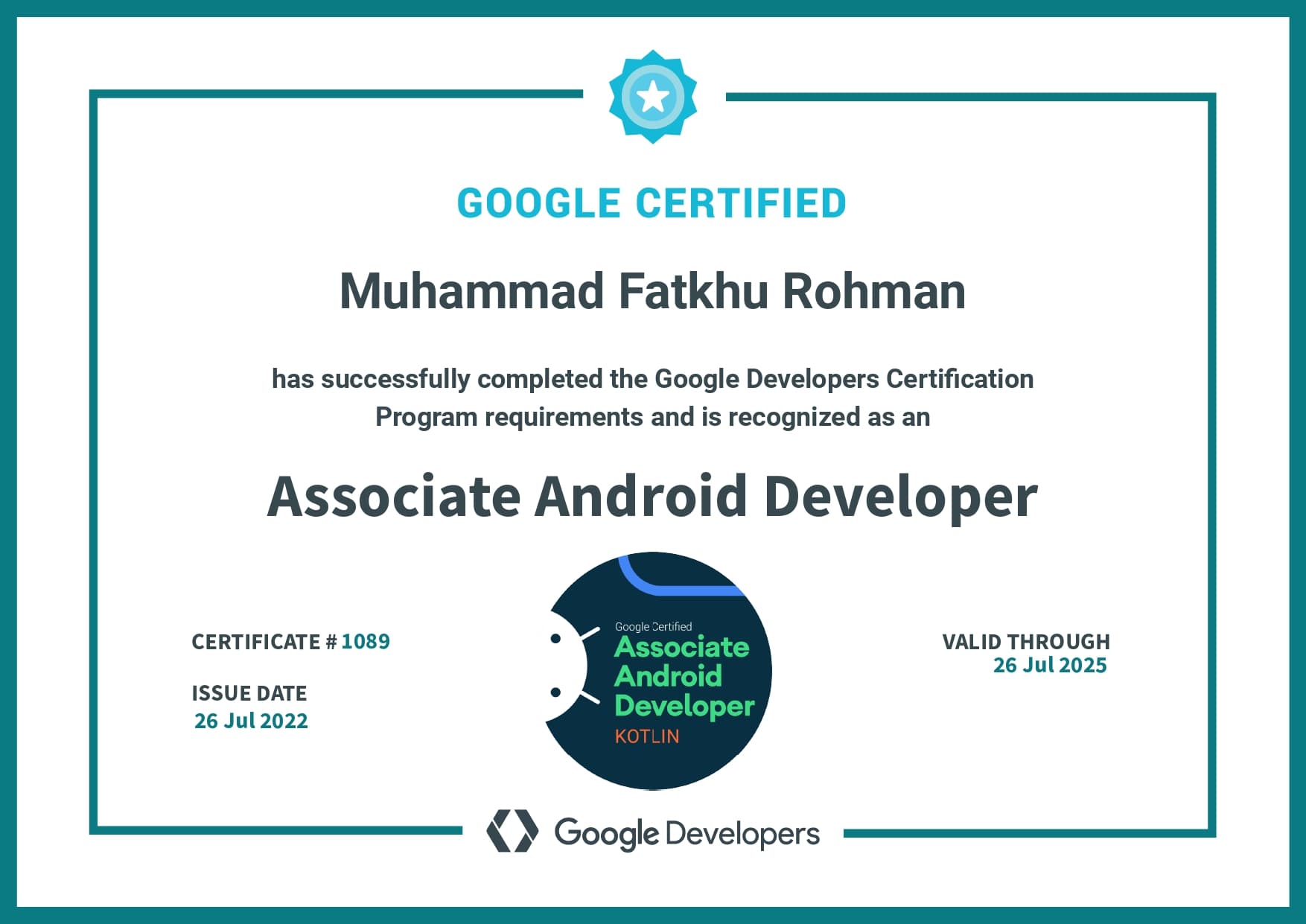 Associate Android Developer